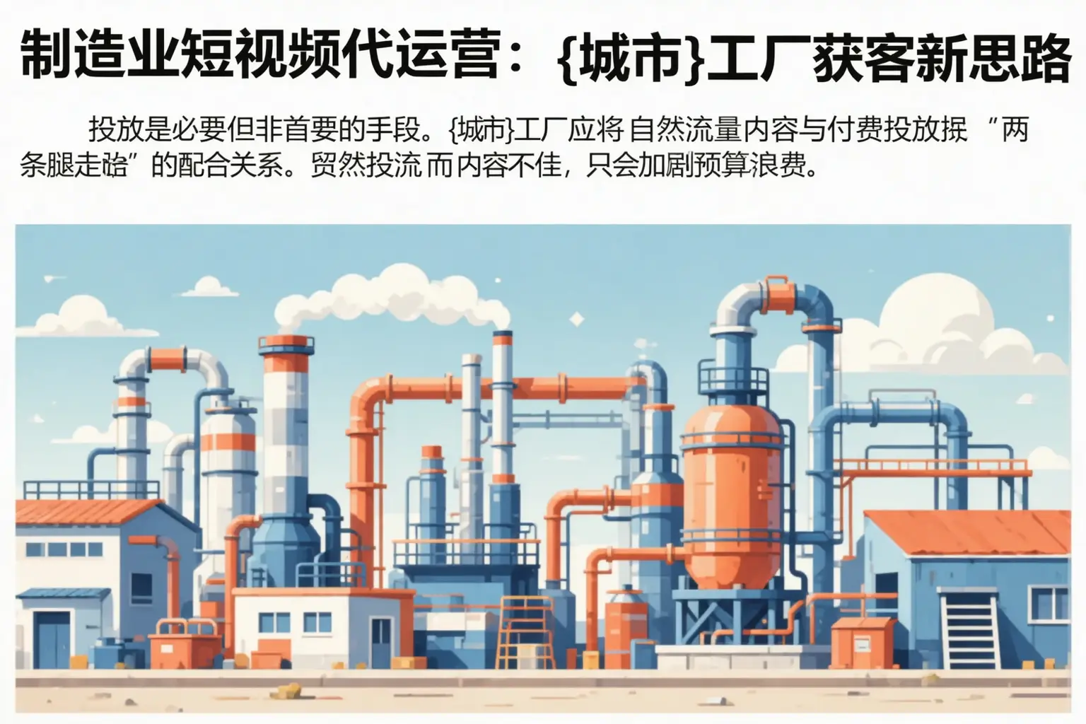 制造业短视频代运营：武功工厂获客新思路